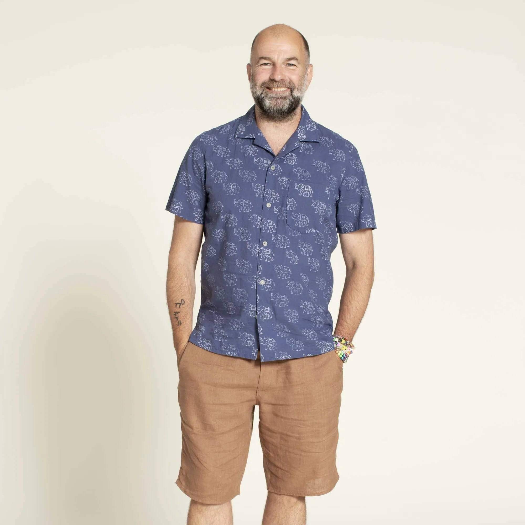 Wardrobe By Me Wardrobe By Me Tropical Shirt Men