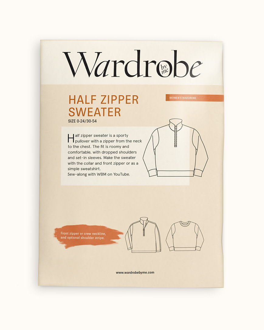 Wardrobe By Me SALE Wardrobe By Me Half Zipper Sweater