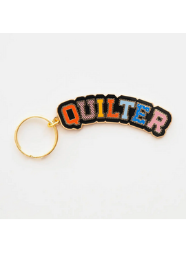 Sarah Hearts Sarah Hearts Quilter Enamel Keychain