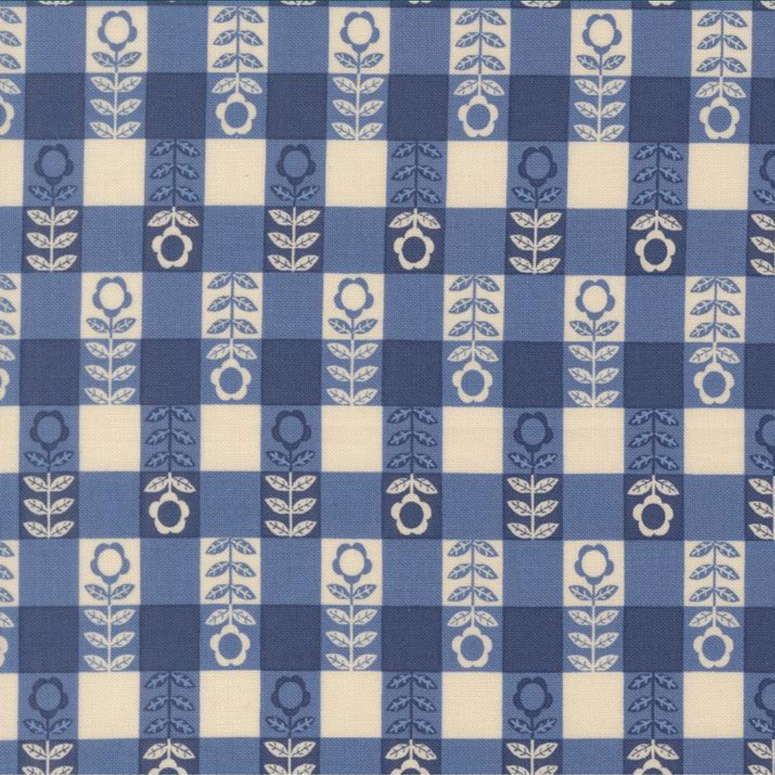 Moda The Henhouse Cobalt Checkers