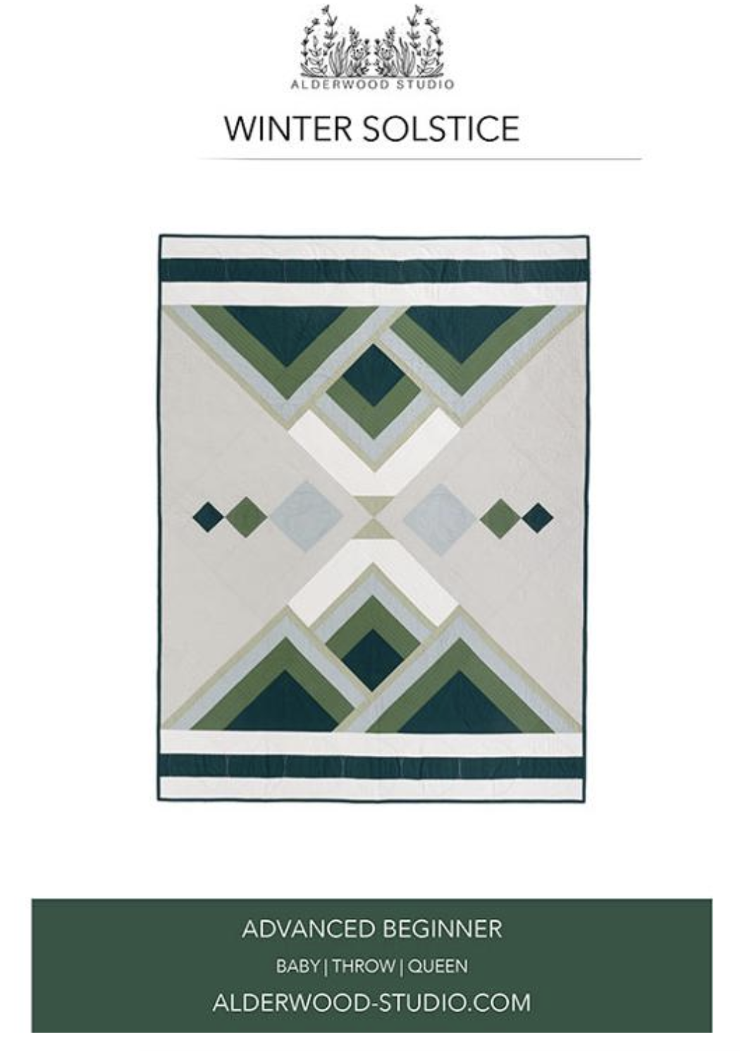 Alderwood Studios Alderwood Studios Winter Solstice Quilt Pattern