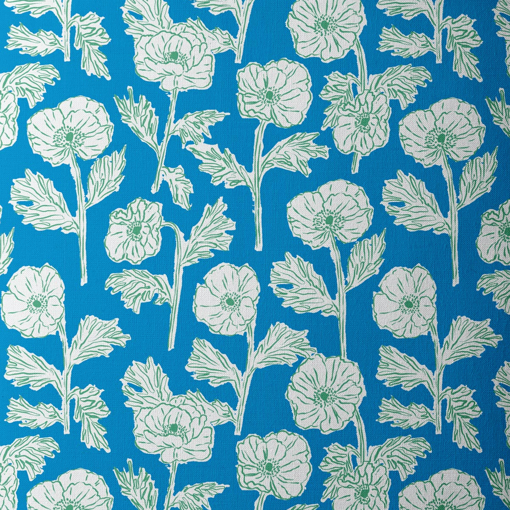 Cloud 9 Fabrics Nice Nice Painted Poppies Blue
