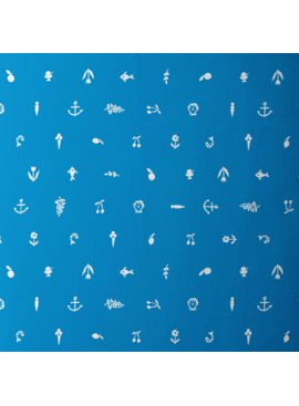 Cloud 9 Fabrics Nice Nice Petite Produce Blue