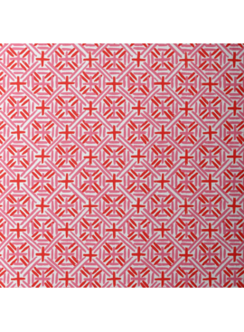 Cloud 9 Fabrics Nice Nice Cafe Weave Red