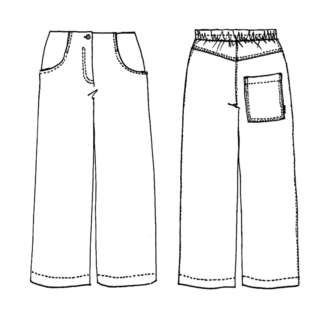 Tessuti Tessuti Alba Pants Pattern