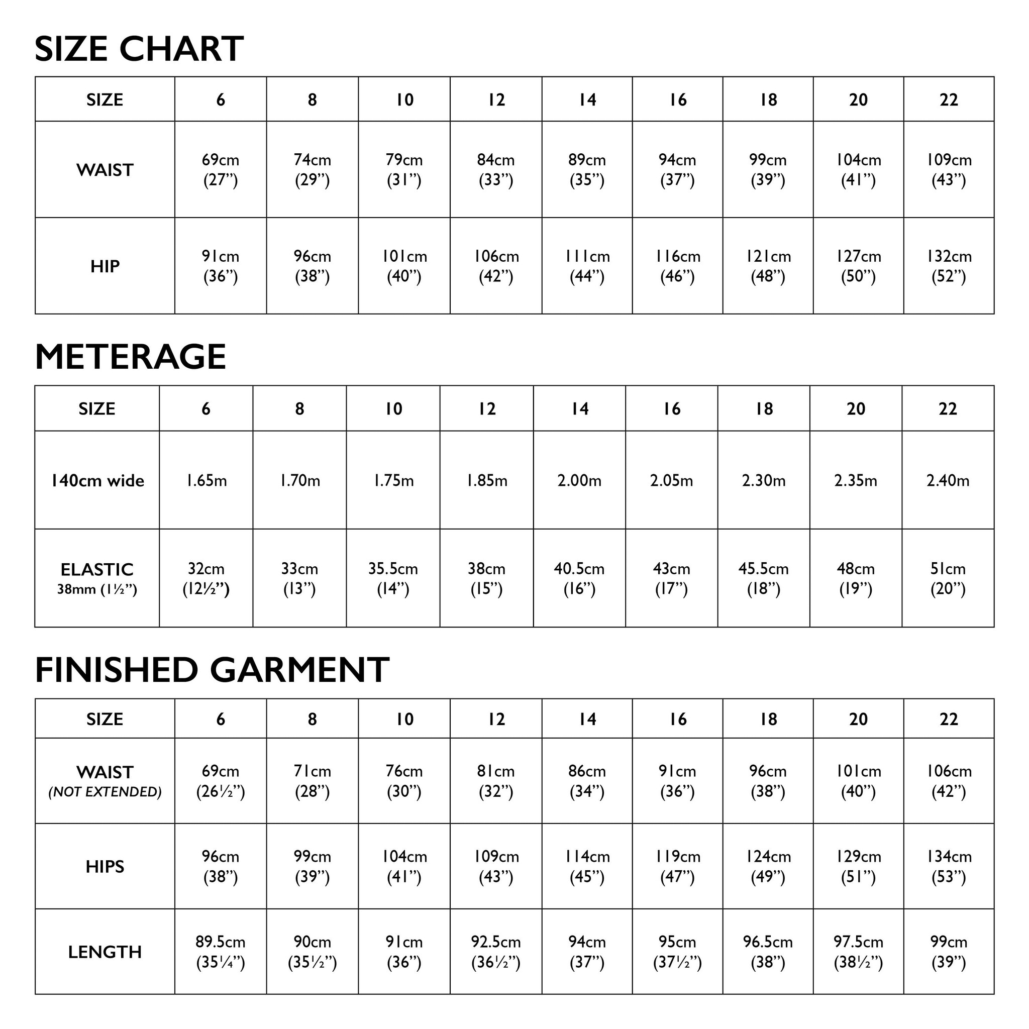 Tessuti Alba Pants Pattern