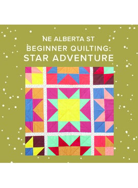 Vivien Wise CLASS IN SESSION! Thursdays, April 30th, May 7th, 14th, 28th, & June 4th, 5pm-8pm - Beginner: Star Adventure Quilt