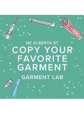 Colleen Connolly Tuesdays, May 26th, June 2nd, 9th, & 16th, 5:30pm-8:30pm - Garment Lab: Copy Your Favorite Garment