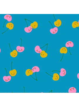 Ruby Star Society Trinketry Neon Bright Blue Cherries