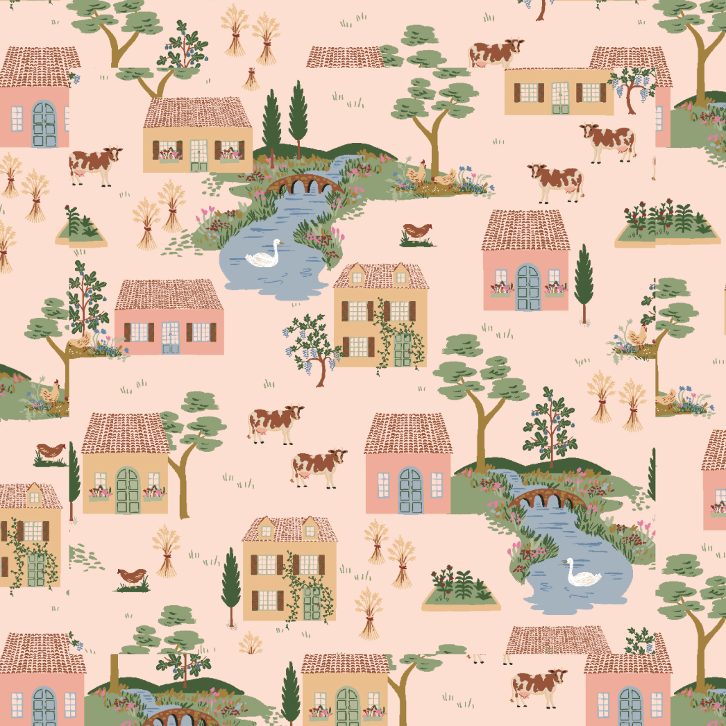 Rifle Paper Co Gracie by Rifle Paper Co. Cotswolds Pink