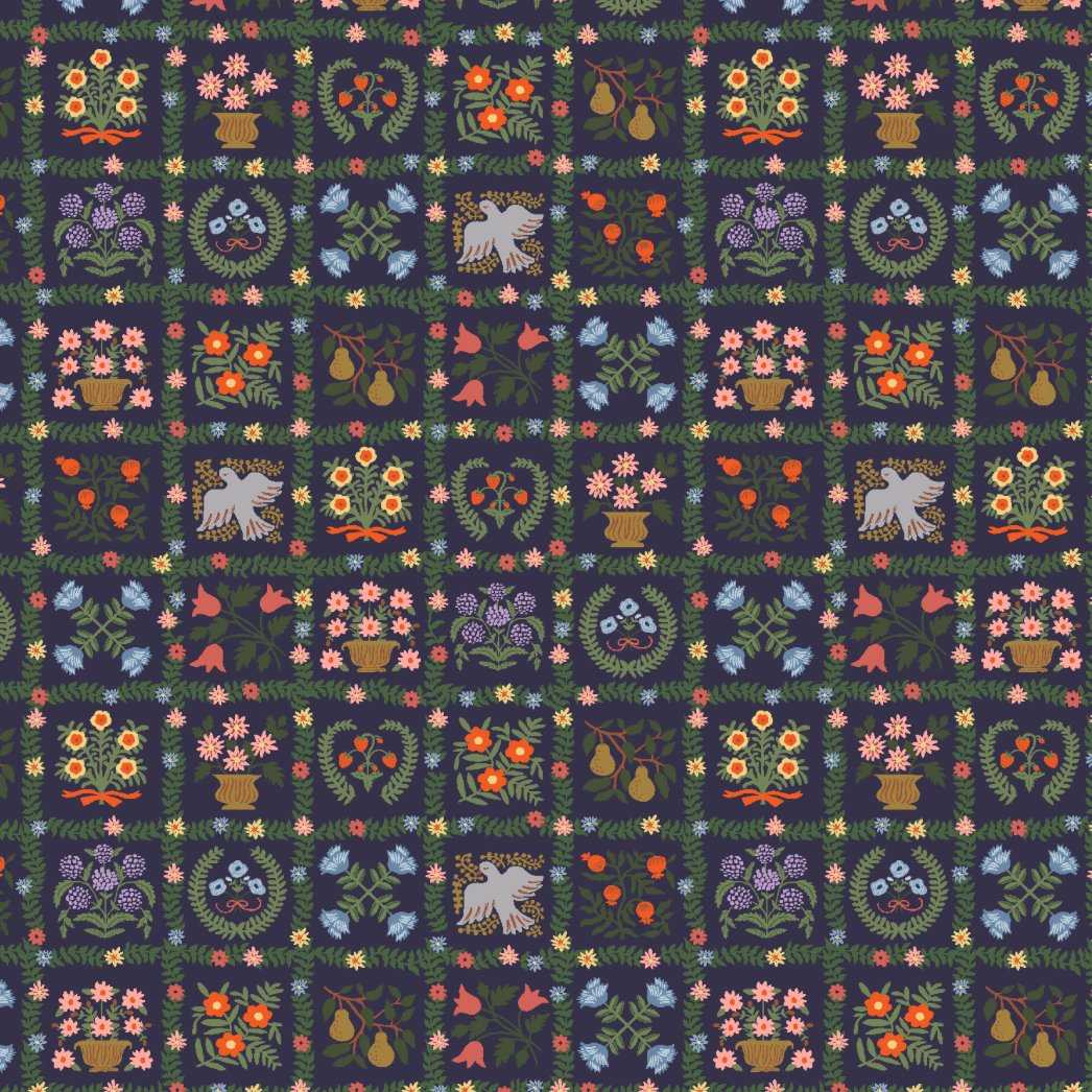 Rifle Paper Co Gracie by Rifle Paper Co. Garden Album Navy