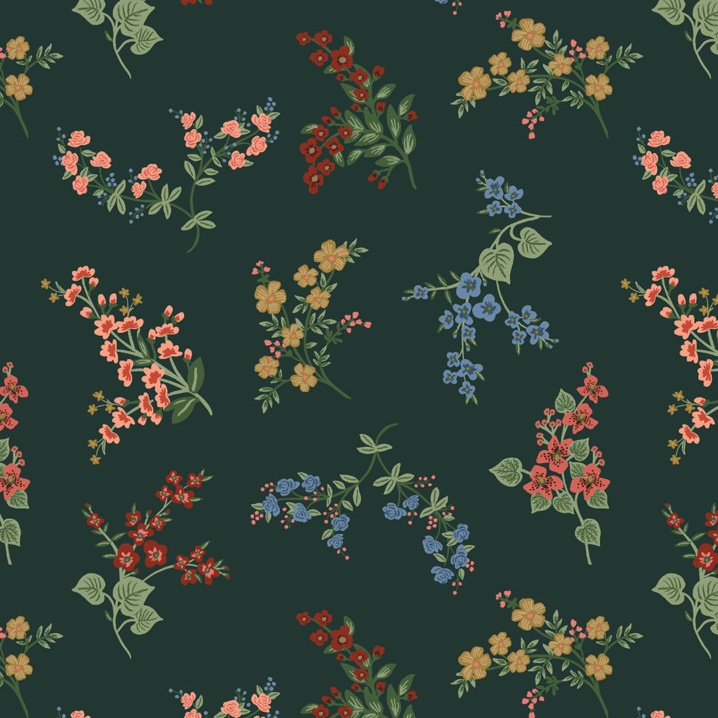 Rifle Paper Co Gracie by Rifle Paper Co. Floral Amelia Evergreen
