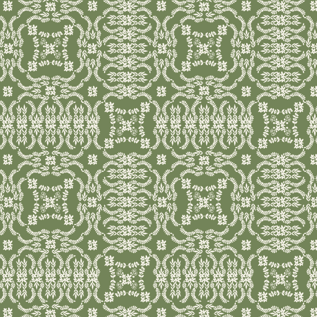 Rifle Paper Co Gracie by Rifle Paper Co. Heritage Sage