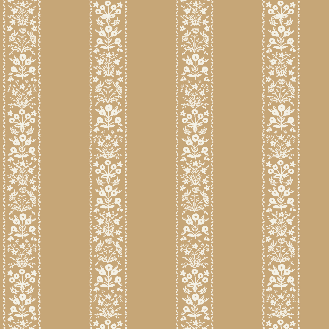 Rifle Paper Co Gracie by Rifle Paper Co. Estee Stripe Ochre