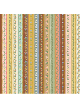 Rifle Paper Co Gracie by Rifle Paper Co. Gemma Yellow Metallic