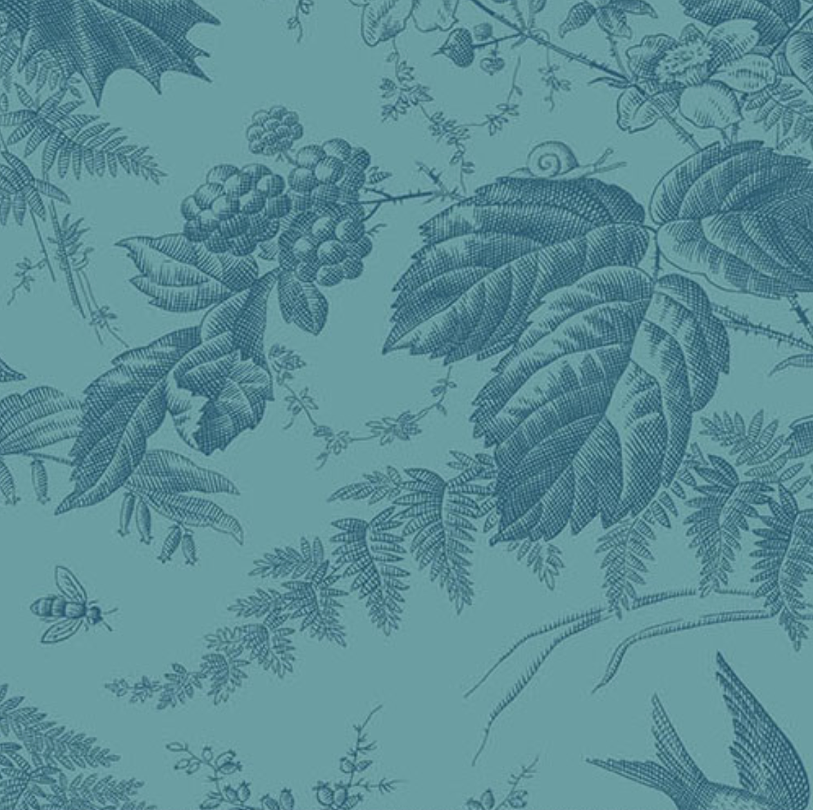 Andover Laundry Basket Quilts Vermont Teal Blue