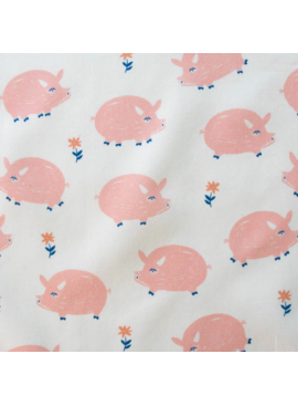 Birch Fabrics Homestead Oink Poplin