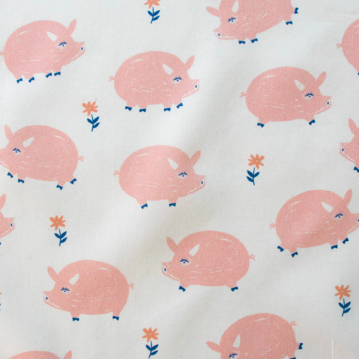 Birch Fabrics Homestead Oink Poplin