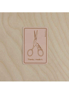 Kohamche Thanks I Made It Sticker