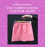 Cath Hall CLASS FULL! Kids (8-18 yrs) Summer Sewing: Custom Skirt Wednesday, August 5th, 10a-1pm