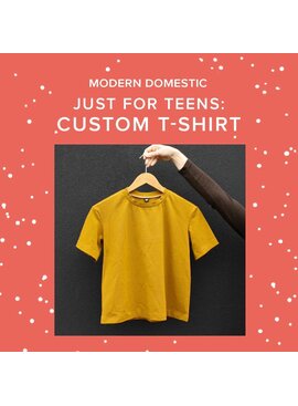 Aliya Hoff-Vanoni TWO SPOTS LEFT! Monday, June 22nd - Thursday, June 25th, 10am-12pm - Summer Teens (13-18 yrs) Intro to Garment Sewing: T-Shirt