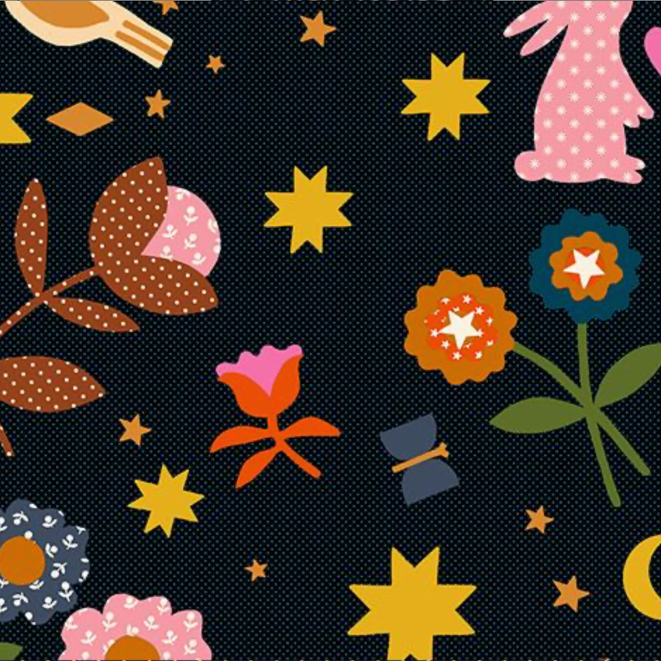 Ruby Star Society Mystic Fable Collage Soft Black