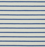 Verhees Stretch Terry Toweling Striped Light Blue/White