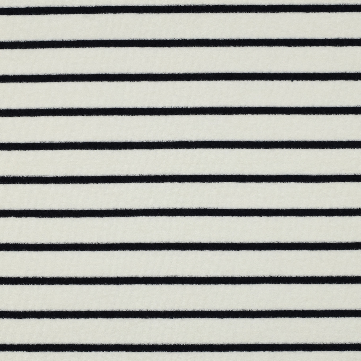 Verhees Stretch Terry Toweling Striped Dark Blue/White