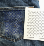 Wren Bird Arts Mending Embroidery Transfers #4 Green