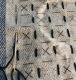 Wren Bird Arts Mending Embroidery Transfers #4 Green