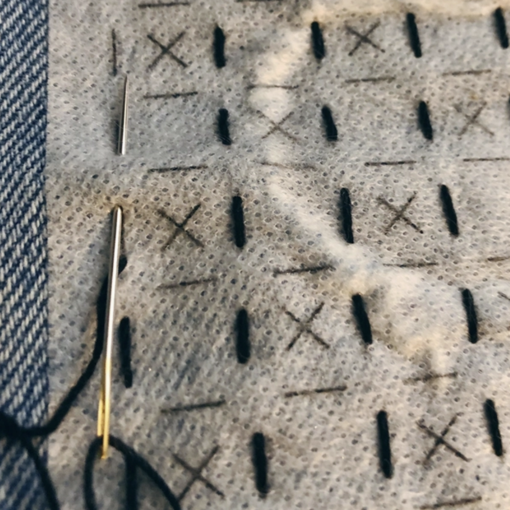 Wren Bird Arts Mending Embroidery Transfers #4 Green