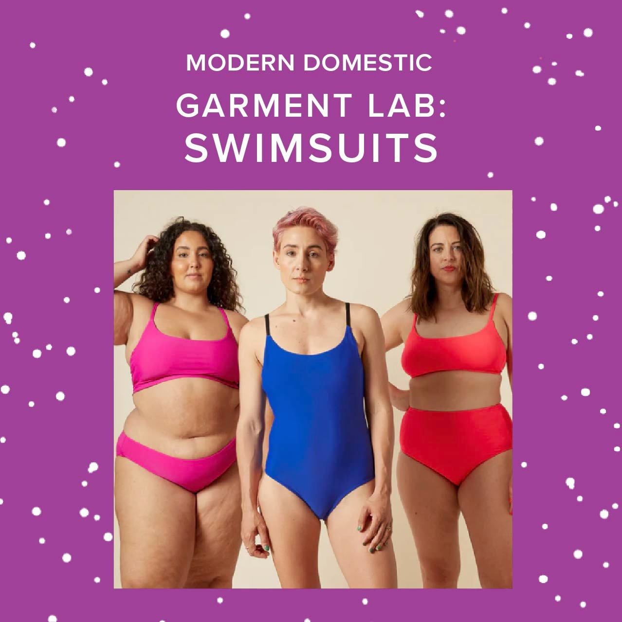 Colleen Connolly Garment Lab: Swimwear, Fridays, June 5th, 12th, & 19th, 5pm-8pm