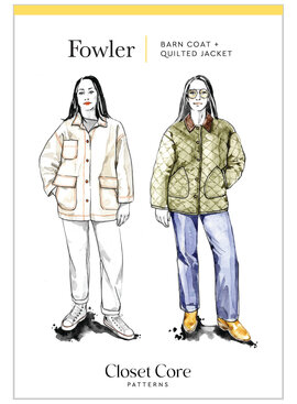 Closet Core Patterns Closet Core Patterns Fowler Barn Coat and Quilted Jacket