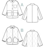 Closet Core Patterns Closet Core Patterns Fowler Barn Coat and Quilted Jacket