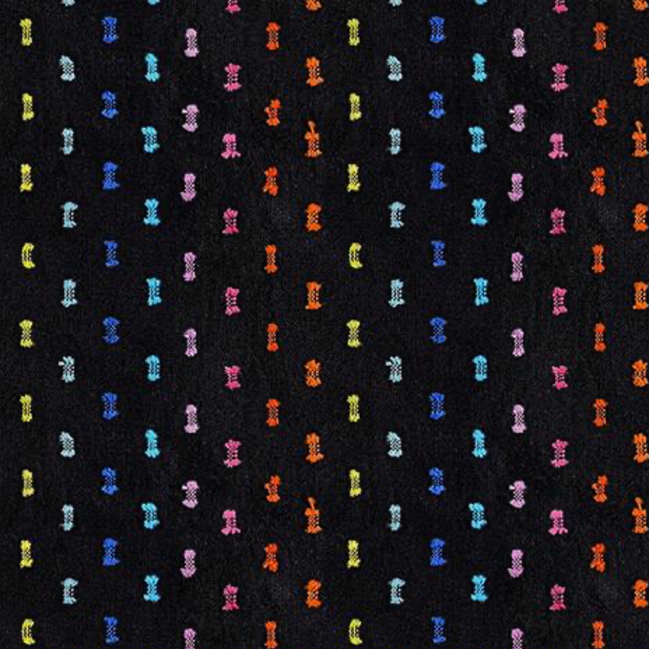 Ruby Star Society Warp Weft Mystic Fable Swiss Dot Black