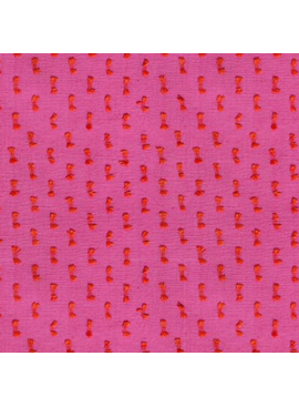 Ruby Star Society Warp Weft Mystic Fable Swiss Dot Pink