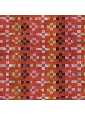 Ruby Star Society Warp Weft Mystic Fable Flowers Terracotta