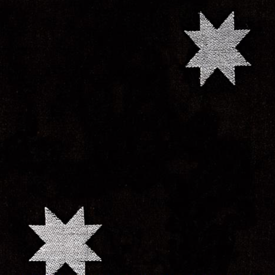 Ruby Star Society Warp Weft Mystic Fable Star Black