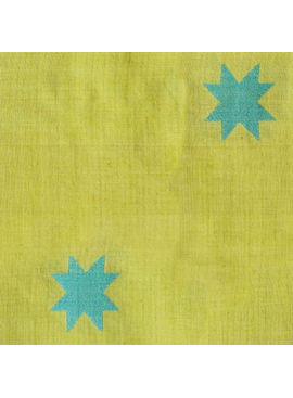 Ruby Star Society Warp Weft Mystic Fable Star Pistachio