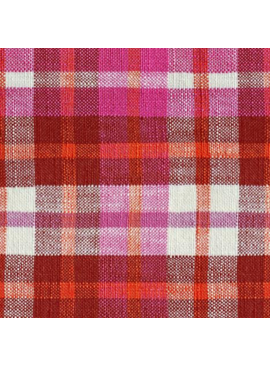 Ruby Star Society Warp Weft Mystic Fable Plaid Pink and Red Chore