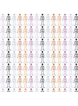 Cloud 9 Fabrics Dem Bones The Line Up White Multi