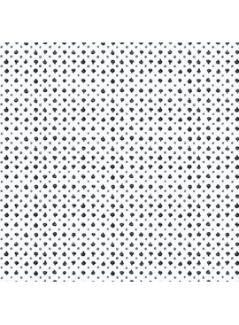 Cloud 9 Fabrics Dem Bones Skull Dot Black