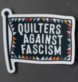 Toad And Sew Toad and Sew Quilters Against Fascism Sticker