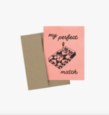 Toad And Sew Toad and Sew My Perfect Match Greeting Card