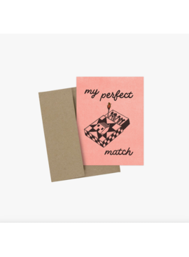 Toad And Sew Toad and Sew My Perfect Match Greeting Card