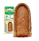 Clover Clover Natural Fit Leather Thimble Medium
