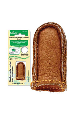 Clover Clover Natural Fit Leather Thimble Small