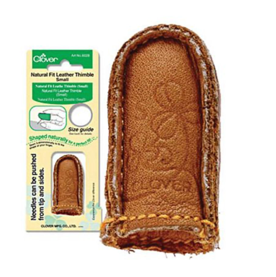 Clover Clover Natural Fit Leather Thimble Small