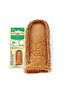 Clover Clover Natural Fit Leather Thimble Large