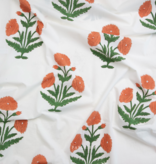 Fableism Supply Co Indian Block Prints Cottage Boho Floral Sienna